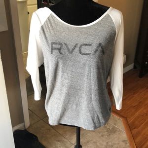 RVCA 3/4 sleeve shirt